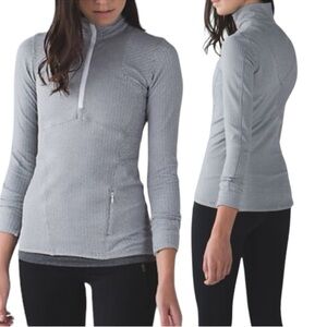 Lululemon Herringbone Kanto Catch Me 1/2 Zip